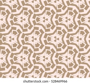 Abstract background. Vector seamless pattern. Beige geometric seamless pattern in modern stylish