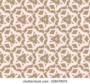 Abstract background. Vector seamless pattern. Beige geometric seamless pattern in modern stylish