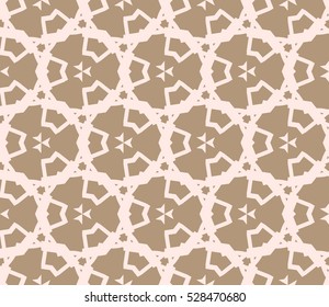Abstract background. Vector seamless pattern. Beige geometric seamless pattern in modern stylish