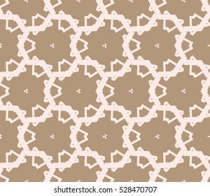 Abstract background. Vector seamless pattern. Beige geometric seamless pattern in modern stylish