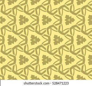 Abstract background. Vector seamless pattern. Yellow geometric seamless pattern in modern stylish