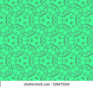 Abstract background. Vector seamless pattern. Green geometric seamless pattern in modern stylish