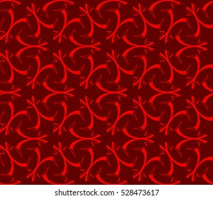 Abstract background. Vector seamless pattern. Red geometric seamless pattern in modern stylish
