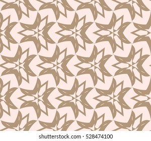 Abstract background. Vector seamless pattern. Beige geometric seamless pattern in modern stylish