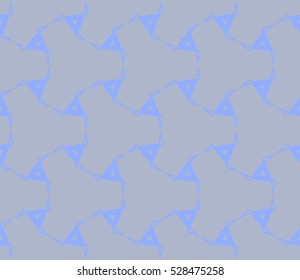 Abstract background. Vector seamless pattern. Blue geometric seamless pattern in modern stylish