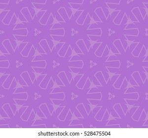 Abstract background. Vector seamless pattern. Purple geometric seamless pattern in modern stylish