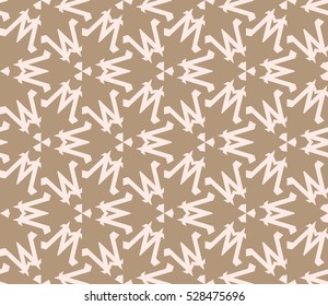 Abstract background. Vector seamless pattern. Beige geometric seamless pattern in modern stylish