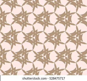 Abstract background. Vector seamless pattern. Beige geometric seamless pattern in modern stylish