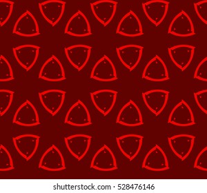 Abstract background. Vector seamless pattern. Red geometric seamless pattern in modern stylish
