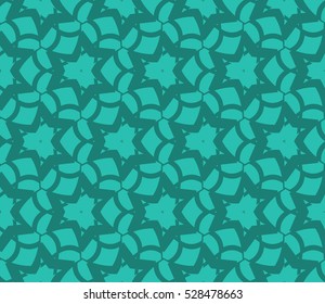 Abstract background. Vector seamless pattern. Blue geometric seamless pattern in modern stylish