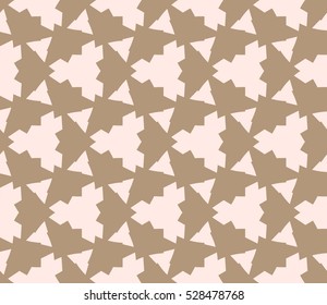 Abstract background. Vector seamless pattern. Beige geometric seamless pattern in modern stylish