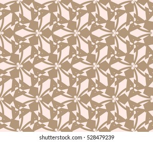Abstract background. Vector seamless pattern. Beige geometric seamless pattern in modern stylish