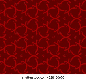 Abstract background. Vector seamless pattern. Red geometric seamless pattern in modern stylish