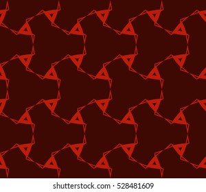 Abstract background. Vector seamless pattern. Red geometric seamless pattern in modern stylish