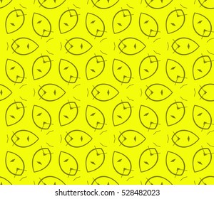 Abstract background. Vector seamless pattern. Yellow geometric seamless pattern in modern stylish