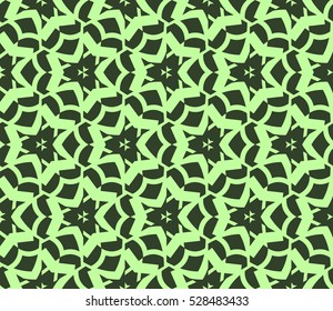 Abstract background. Vector seamless pattern. Green geometric seamless pattern in modern stylish