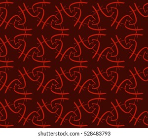 Abstract background. Vector seamless pattern. Red geometric seamless pattern in modern stylish