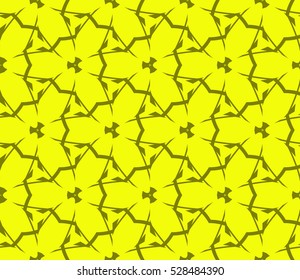 Abstract background. Vector seamless pattern. Yellow geometric seamless pattern in modern stylish