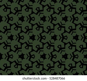 Abstract background. Vector seamless pattern. Green geometric seamless pattern in modern stylish