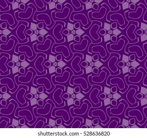 Abstract background. Vector seamless pattern. Purple geometric seamless pattern in modern stylish