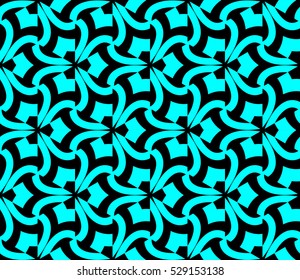 Abstract background. Vector seamless pattern. Blue geometric seamless pattern in modern stylish