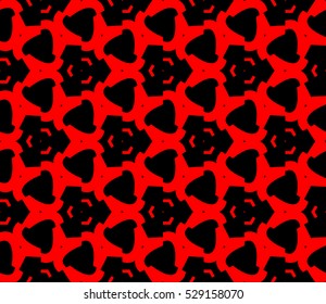 Abstract background. Vector seamless pattern. Red geometric seamless pattern in modern stylish