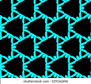 Abstract background. Vector seamless pattern. Blue geometric seamless pattern in modern stylish