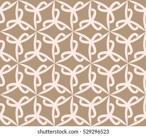 Abstract background. Vector seamless pattern. Beige geometric seamless pattern in modern stylish