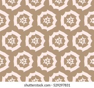 Abstract background. Vector seamless pattern. Beige geometric seamless pattern in modern stylish