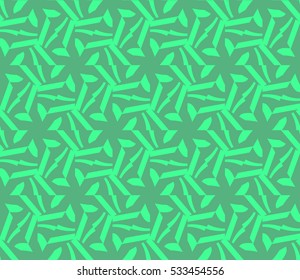 Abstract background. Vector seamless pattern. Green geometric seamless pattern in modern stylish
