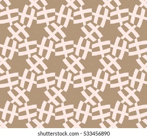 Abstract background. Vector seamless pattern. Beige geometric seamless pattern in modern stylish
