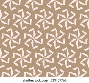 Abstract background. Vector seamless pattern. Beige geometric seamless pattern in modern stylish