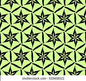 Abstract background. Vector seamless pattern. Green geometric seamless pattern in modern stylish