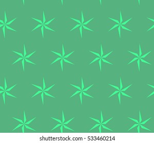Abstract background. Vector seamless pattern. Green geometric seamless pattern in modern stylish