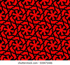 Abstract background. Vector seamless pattern. Red geometric seamless pattern in modern stylish