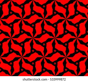Abstract background. Vector seamless pattern. Red geometric seamless pattern in modern stylish