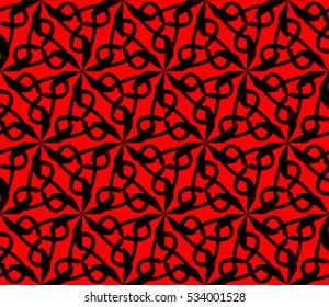 Abstract background. Vector seamless pattern. Red geometric seamless pattern in modern stylish