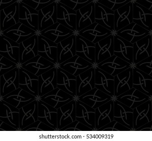 Abstract background. Vector seamless pattern. Black and white geometric seamless pattern in modern stylish