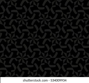 Abstract background. Vector seamless pattern. Black and white geometric seamless pattern in modern stylish
