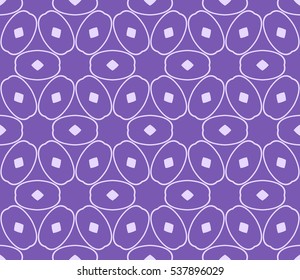 Abstract background. Vector seamless pattern. Purple geometric seamless pattern in modern stylish