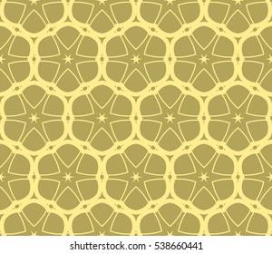 Abstract background. Vector seamless pattern. Yellow geometric seamless pattern in modern stylish