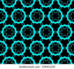 Abstract background. Vector seamless pattern. Blue geometric seamless pattern in modern stylish