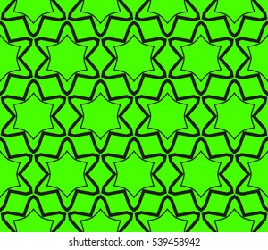 Abstract background. Vector seamless pattern. Green geometric seamless pattern in modern stylish