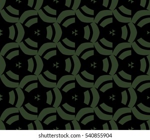 Abstract background. Vector seamless pattern. Green geometric seamless pattern in modern stylish