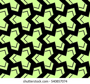 Abstract background. Vector seamless pattern. Green geometric seamless pattern in modern stylish