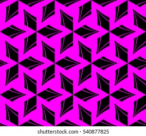 Abstract background. Vector seamless pattern. Purple geometric seamless pattern in modern stylish