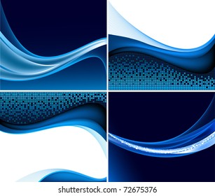 Abstract background vector set