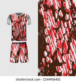 abstrakter Hintergrund, Vektorgrafik für Sport-Jersey-Anzug