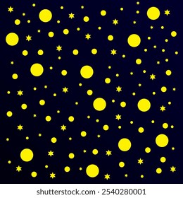 Abstract background vector with star blend motif