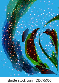 abstract background, vector style